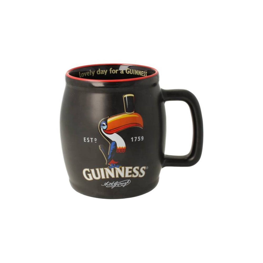 Guinness Toucan Barrel Mug Black