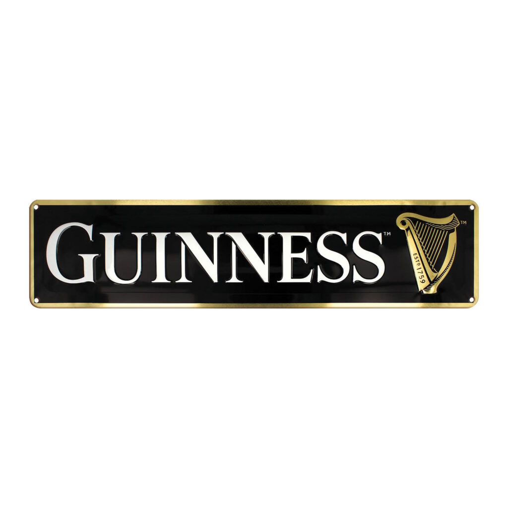 Guinness Harp Metal Sign