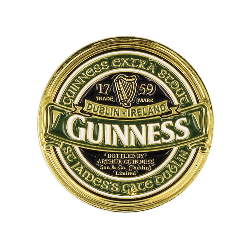 Guinness Souvenir Coin Ireland Label