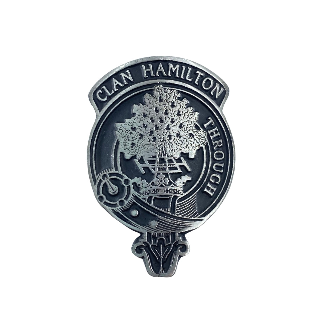 Hamilton Clan Crested Rocks Glass