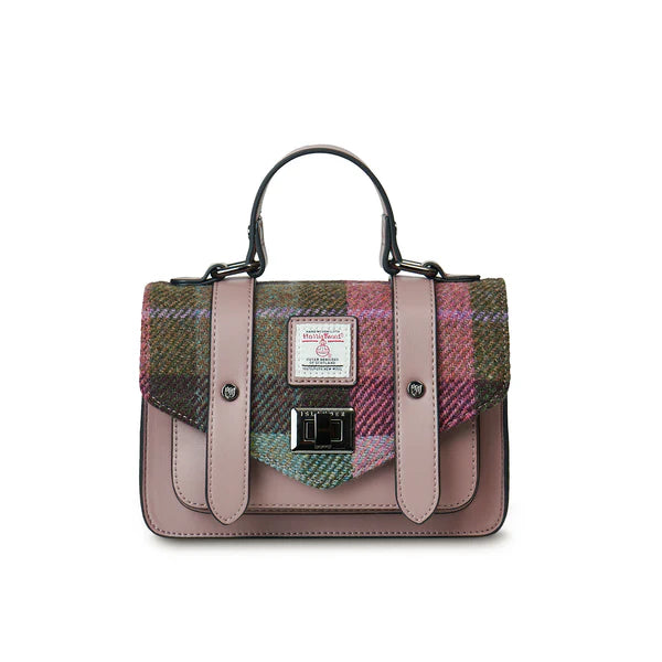 Pink And Green Mini Satchel 