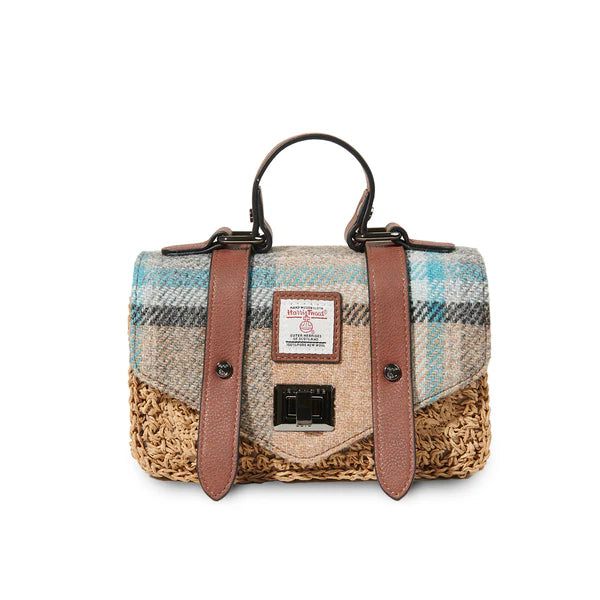 Islander Beige Dogtooth Mini Satchel