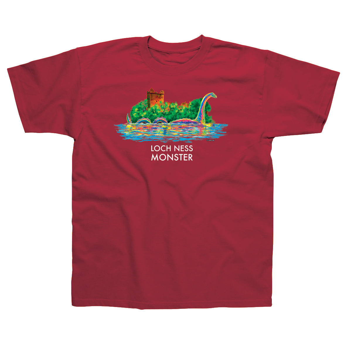 Red Lochness Monster T-Shirt
