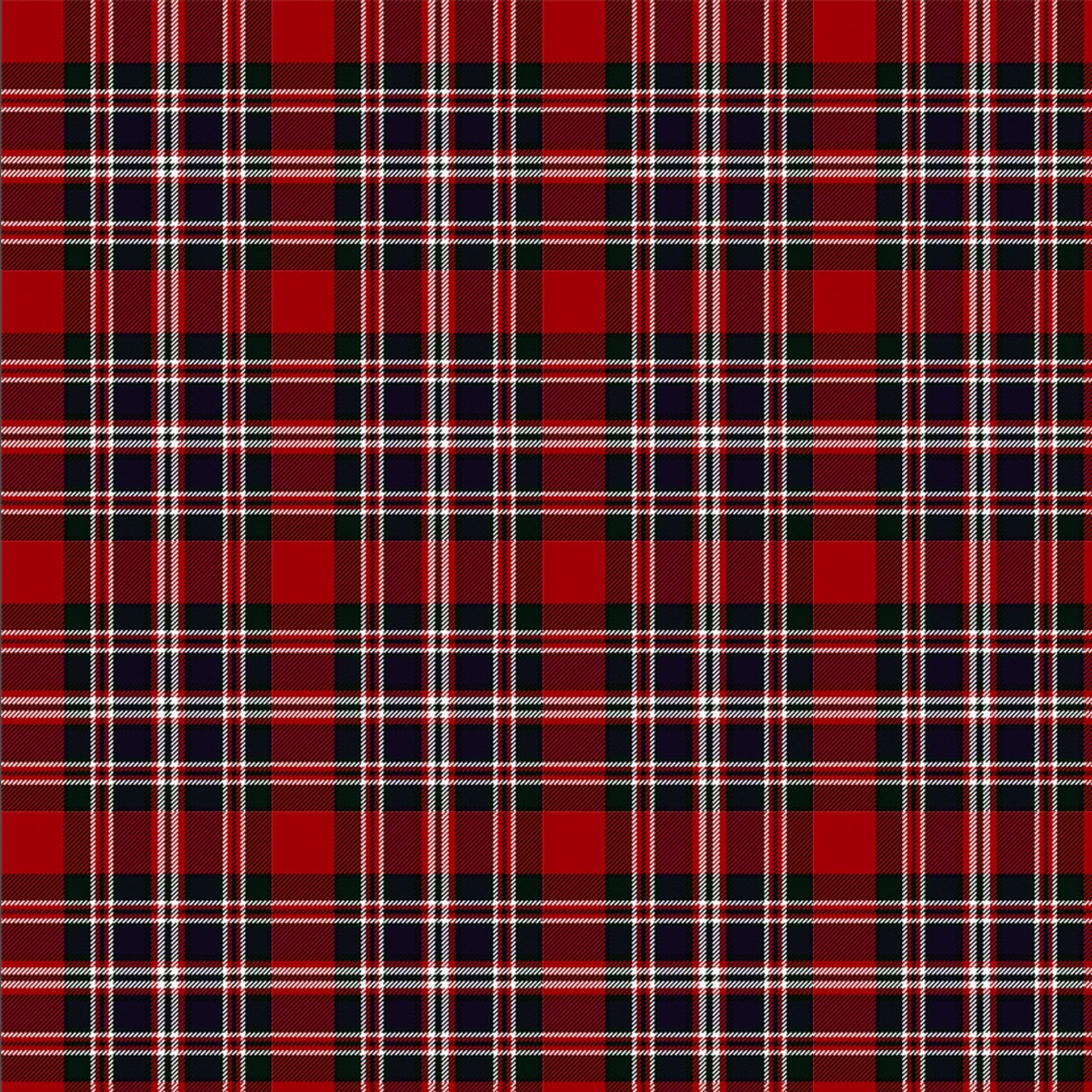 MacFarlane Red Modern Tartan