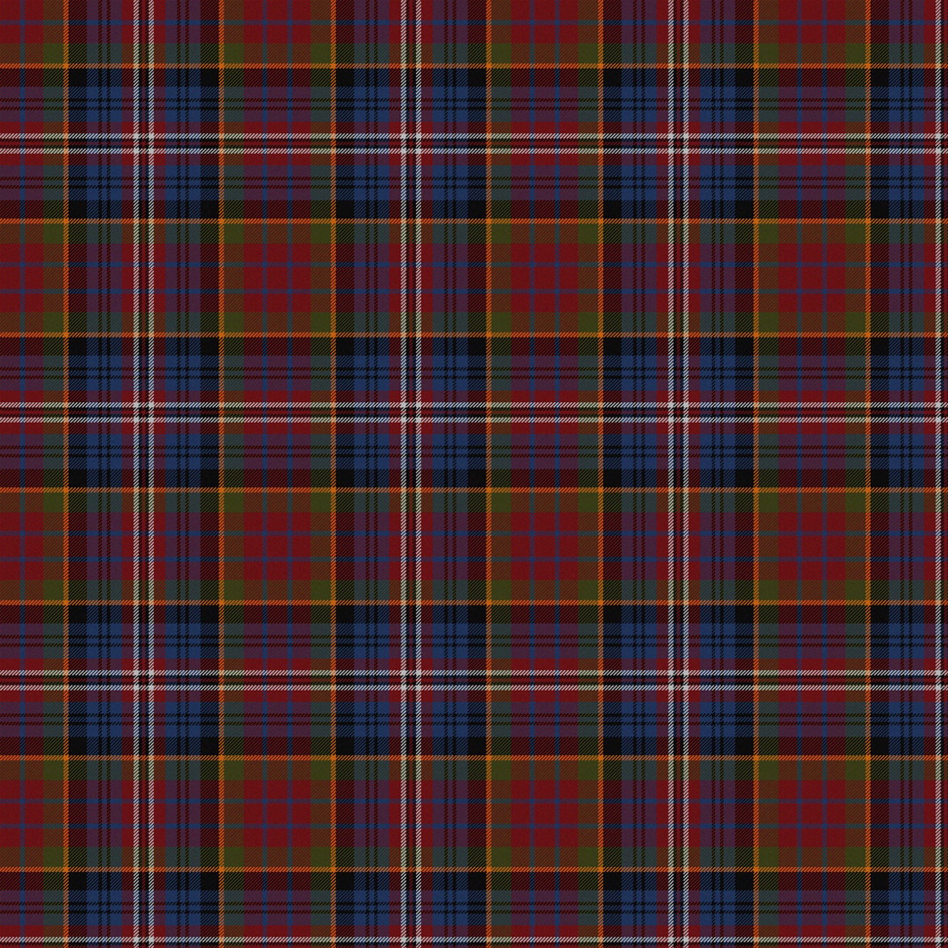 MacPherson Red Muted Tartan