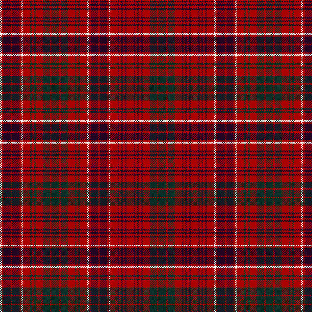 MacRae Red Modern Tartan