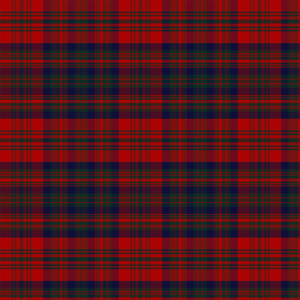 Matheson Red Modern Tartan