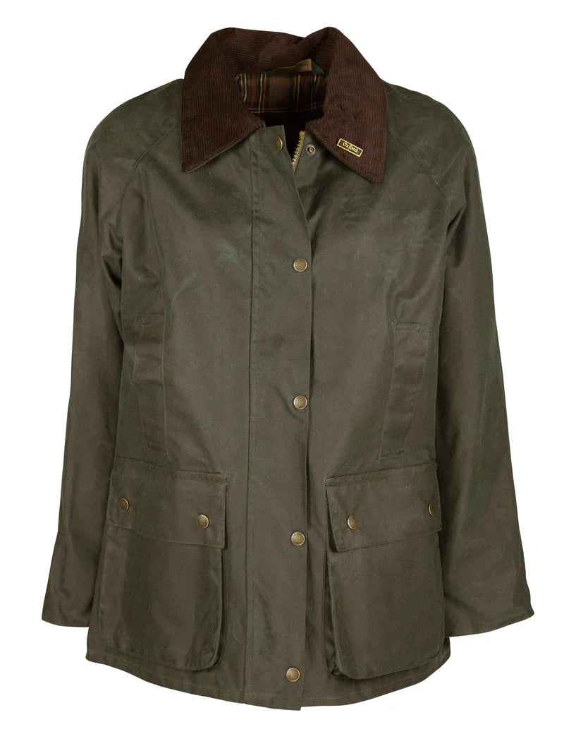 Padded Wax Countrygirl Jacket | Dark Olive