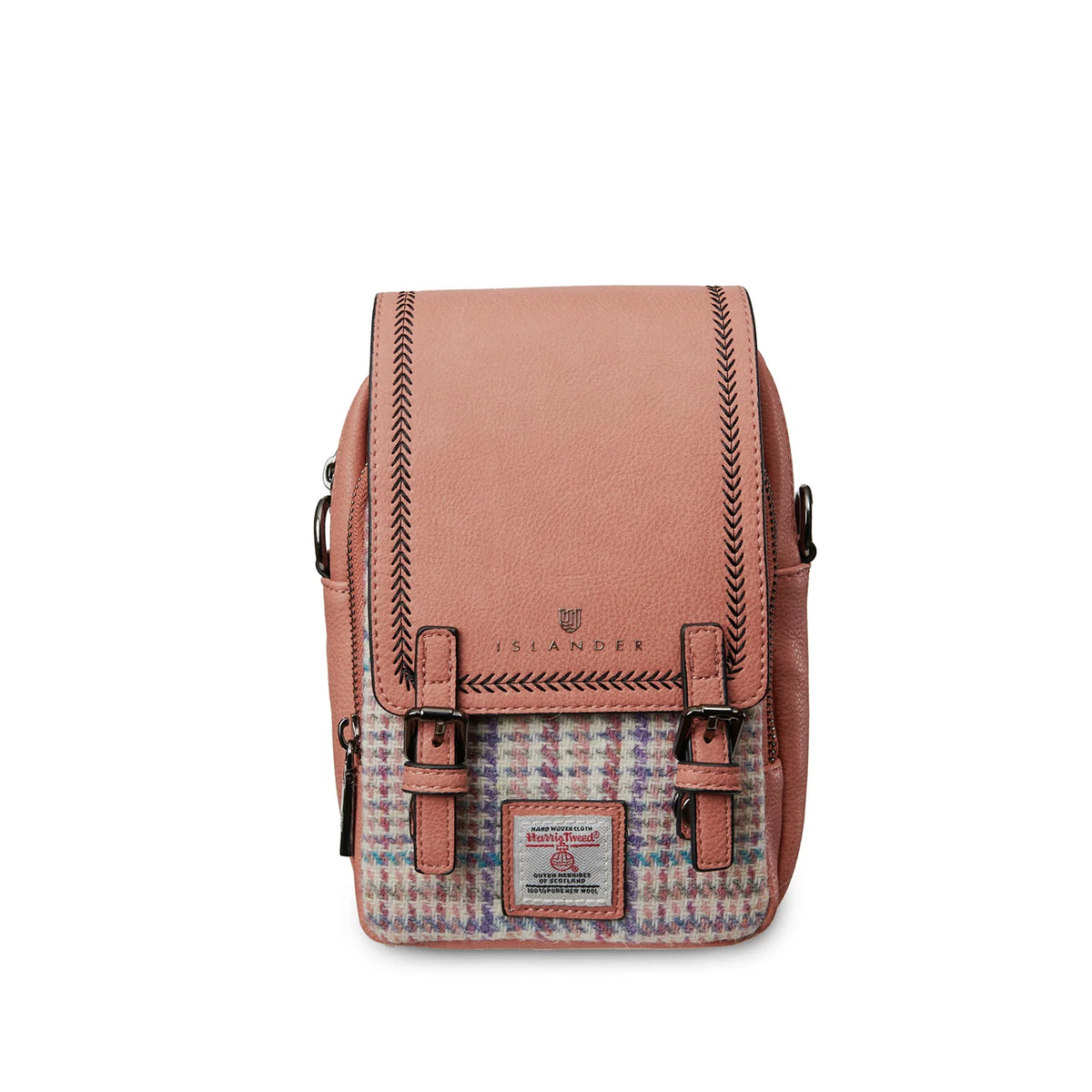 Pink And Purple Dogtooth Baby Jura Crossbody Islander