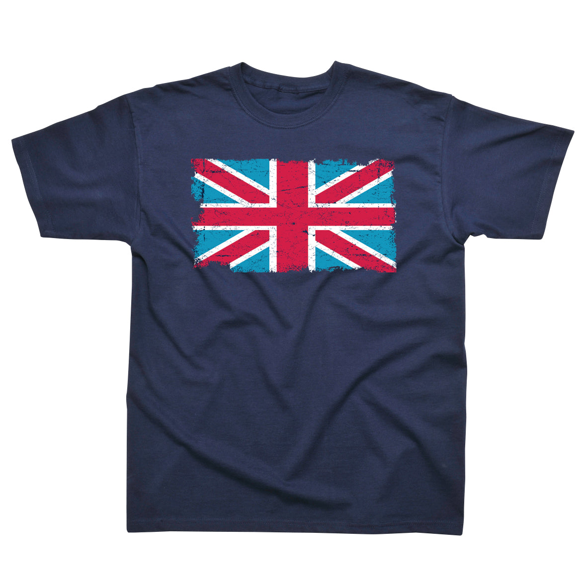 Union Jack Heather Navy T-Shirt