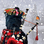 Tartan Tidings Greeting Card (Blank)