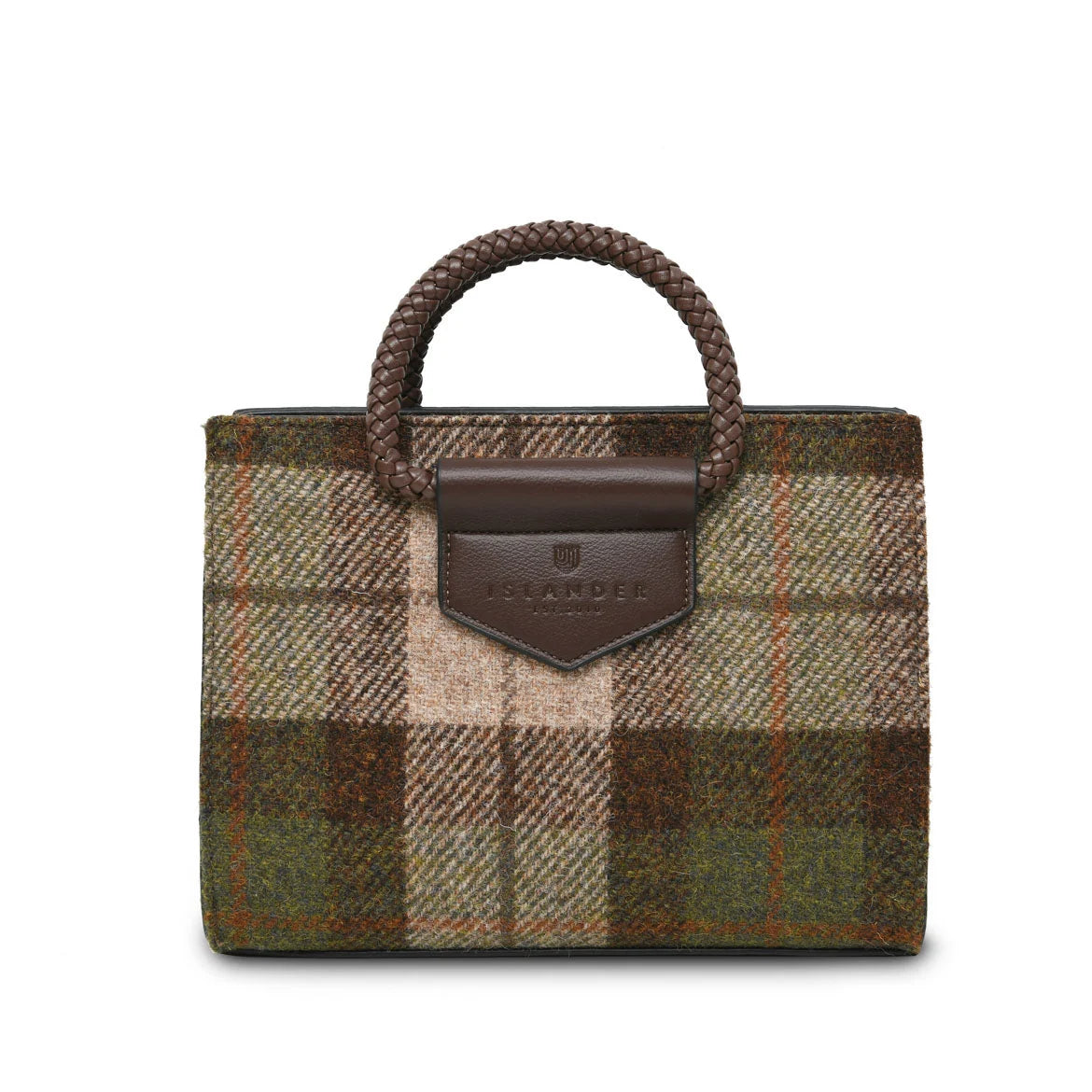 The Arran Tote Chestnut Tartan