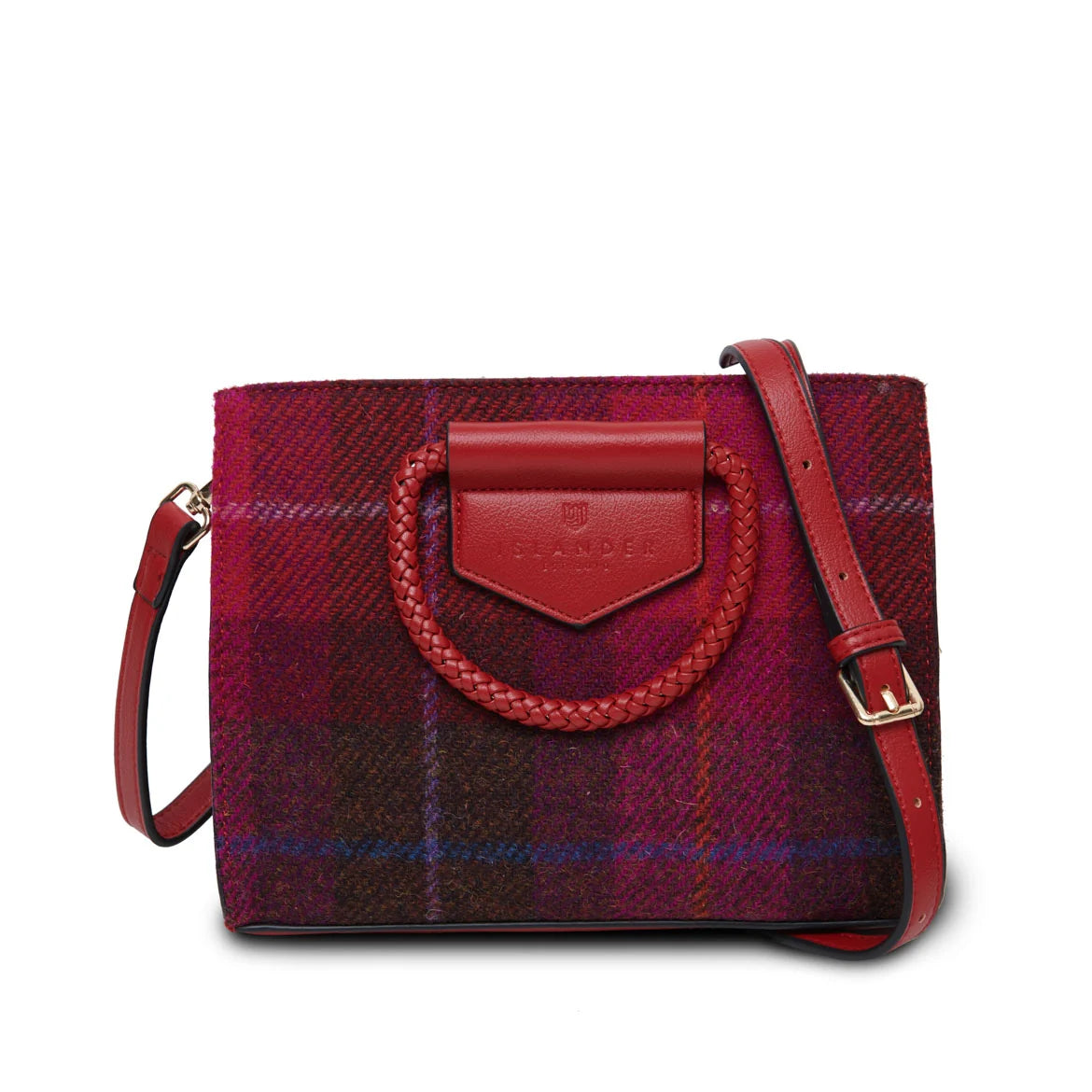 The Arran Tote Fuchsia Tartan