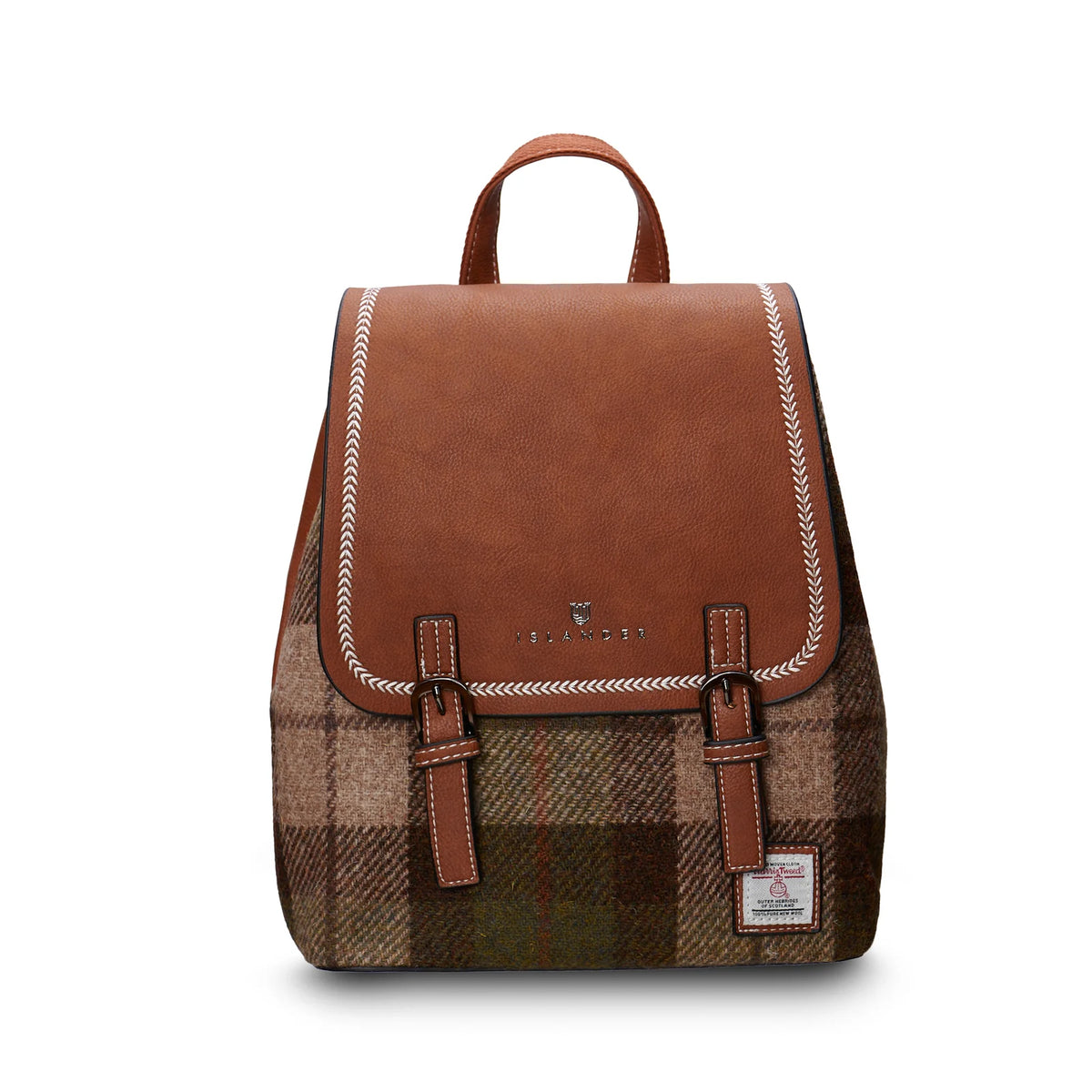The Jura Backpack Chestnut Tartan