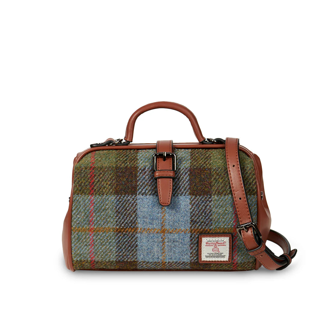 Chestnut Blue Tartan Medium Doctor Bag