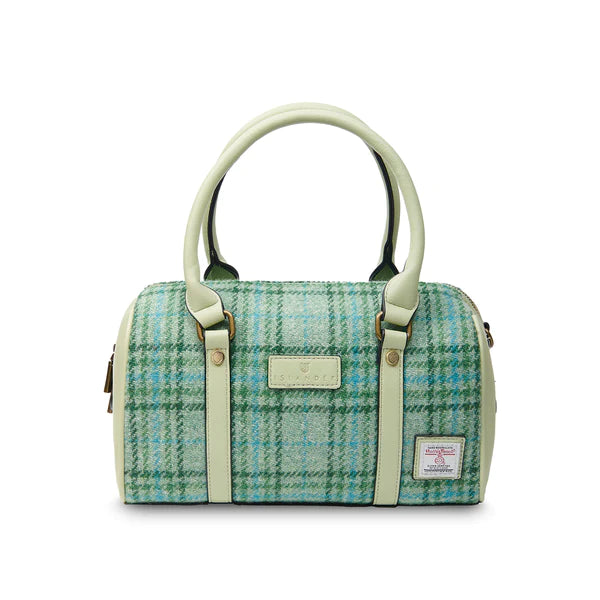 Mint Tartan Medium Duffel Bag
