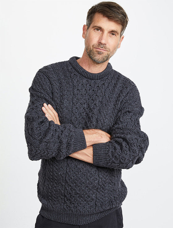 Aran Woollen Mills Traditional aran Sweater Derby
