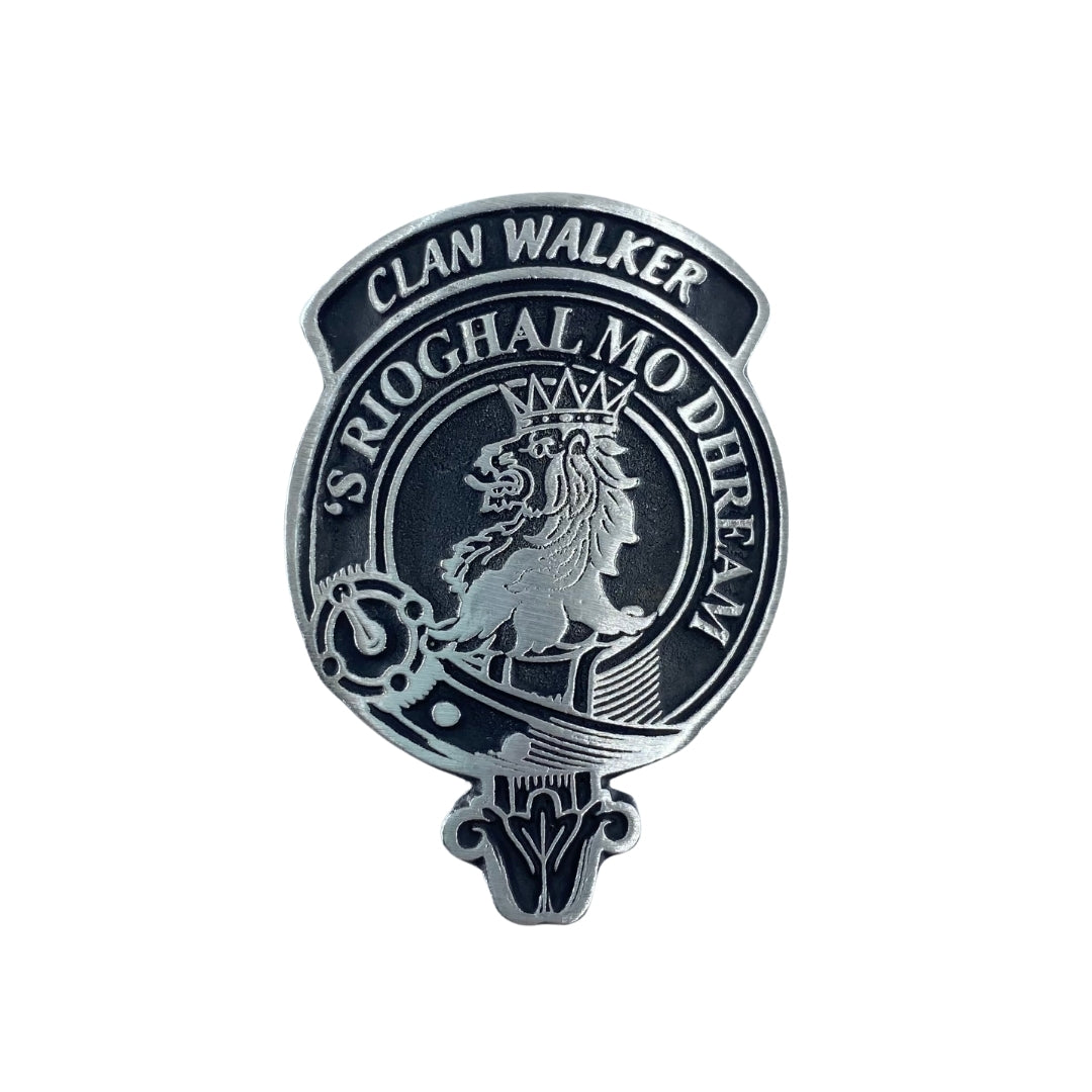 Walker Clan Crested Rocks Glass