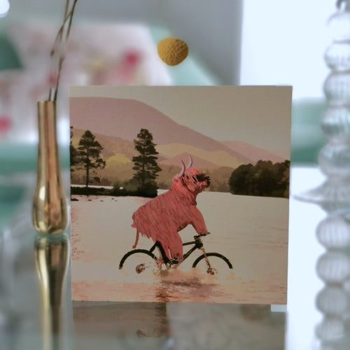 Periodic Society Blank Water Cow Greeting Card