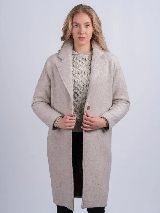 Celtic Tweed Women's Alpaca City Coat