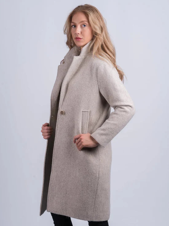 Celtic Tweed Alpaca Women's City Coat