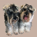 miniature-schnauzers-greeting-card-Periodic-Society