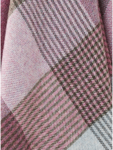 Lindley Design Shetland Wool Throw | Heather