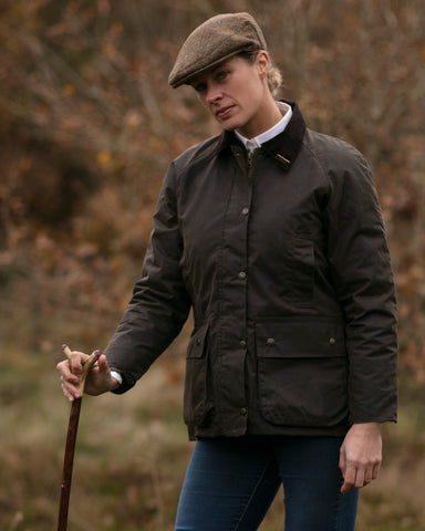 Waxed Cotton Brown Countrygirl Jacket