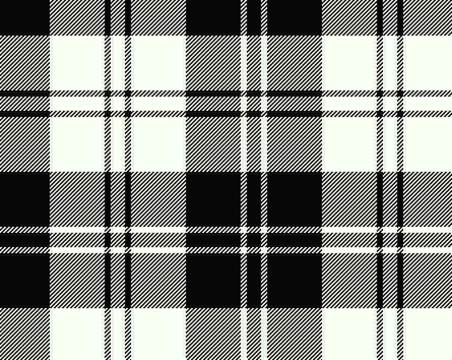 Erskine Black & White Modern Men’s 4yd Kilt | Scottish Shop
