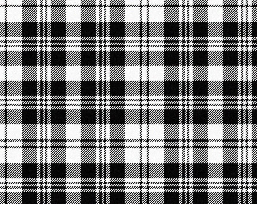 Scott Black &White Modern Men’s 4yd Kilt | Scottish Shop