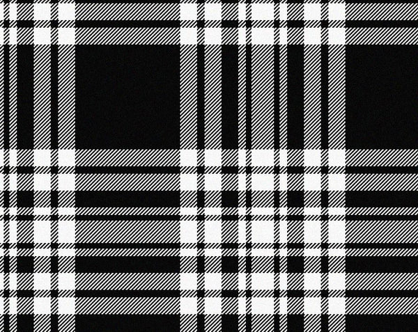 Menzies Black&White Modern Men’s 8yd Kilt | Scottish Shop