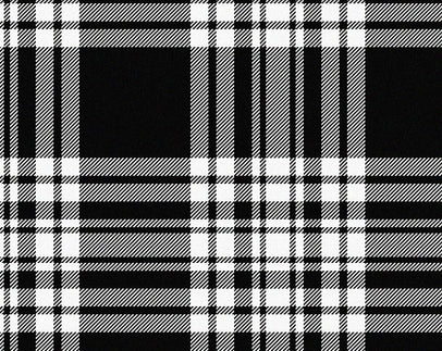 Menzies Black&White Modern Ladies Semi-Kilt | Scottish Shop