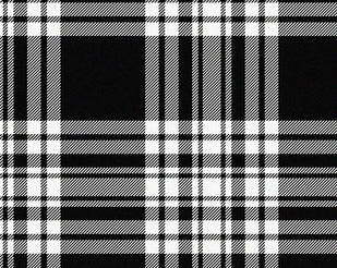Menzies Black&White Modern Hostess Kilt | Scottish Shop