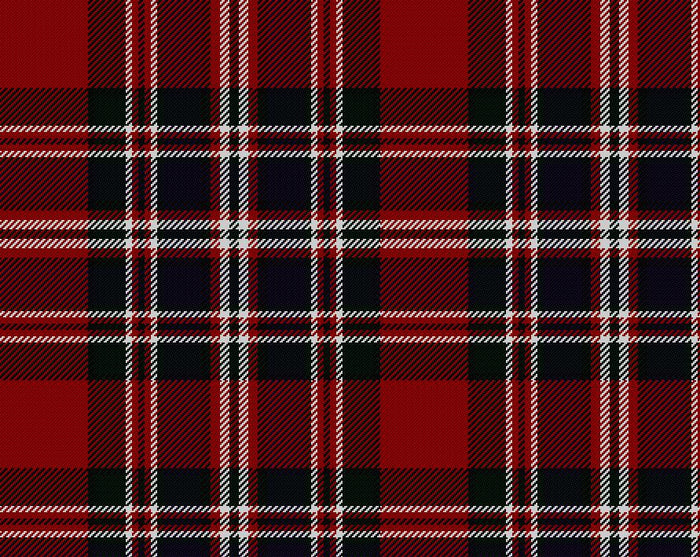 MacFarlane Red Modern Tartan Scarf | Scottish Shop