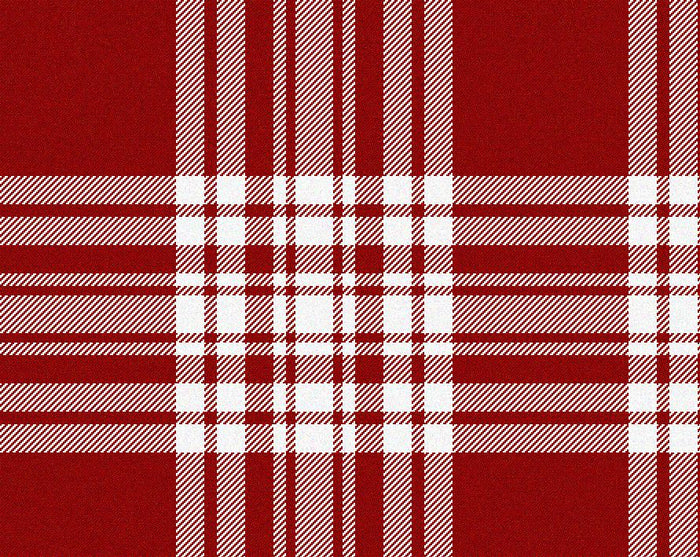 Menzies Red/White Modern Tartan Scarf | Scottish Shop