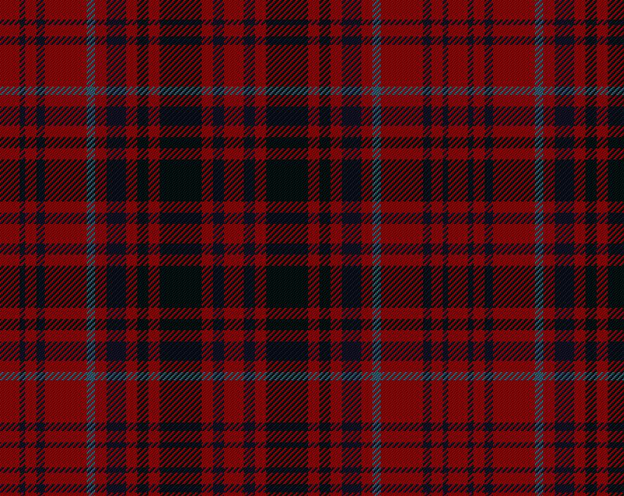 Grant Red Modern Tartan 11oz Cloth | Scottish Shop