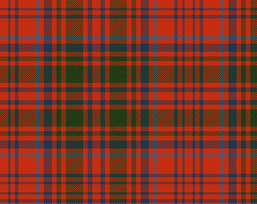 Grant Red Ancient Tartan 11oz Cloth | Scottish Shop