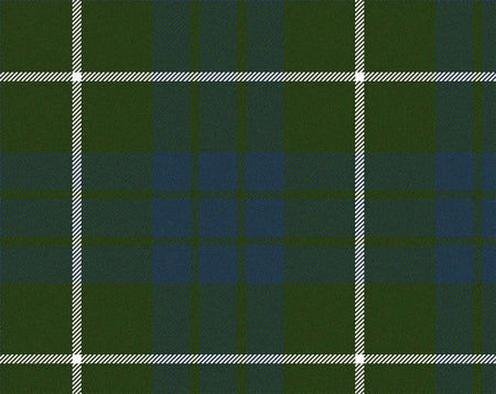Hamilton Green Ancient Tartan 11oz Cloth | Scottish Shop
