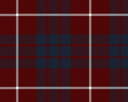Hamilton Red Modern Tartan 11oz Cloth | Scottish Shop