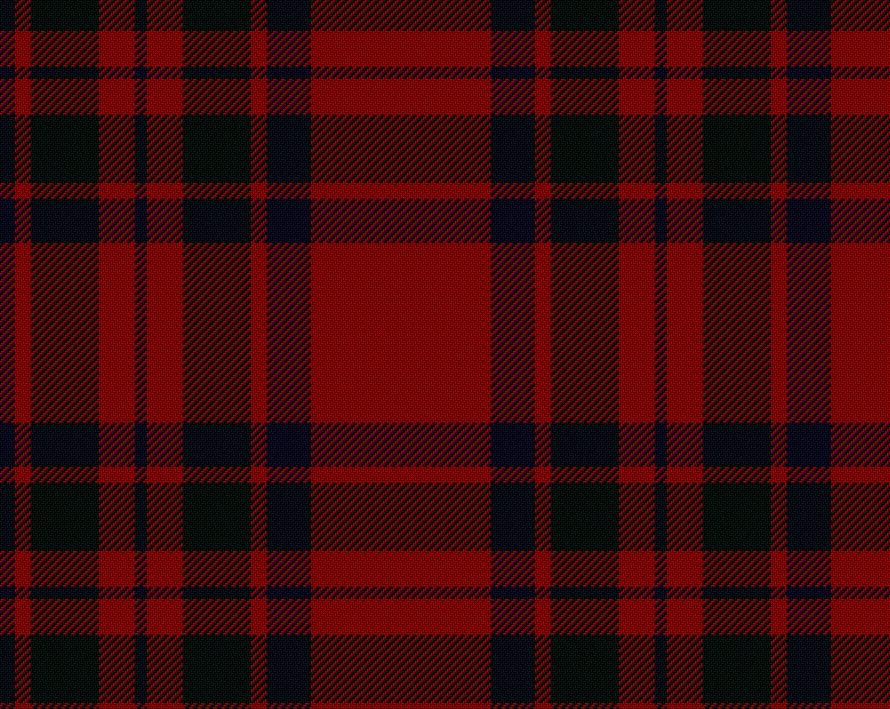 MacIntosh Red Modern Tartan 11oz Cloth | Scottish Shop