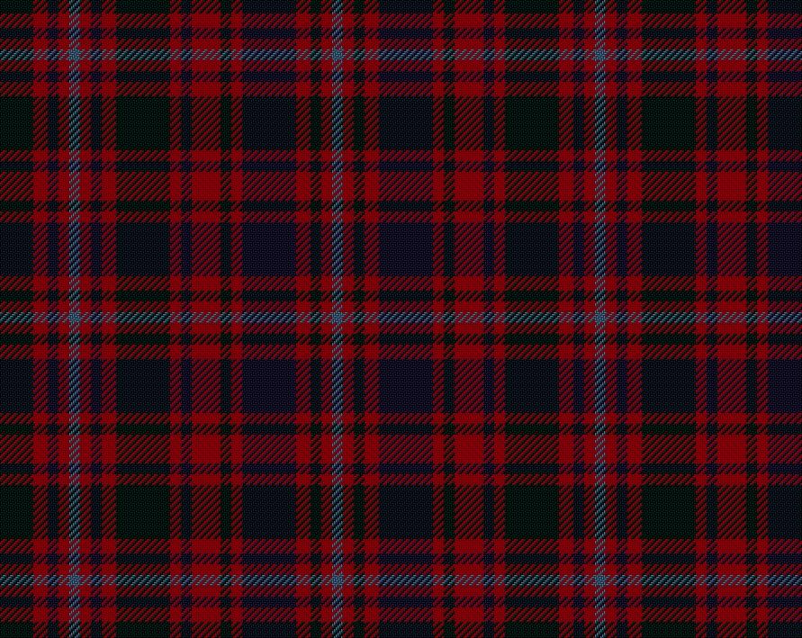 MacIntyre Red Modern Tartan 11oz Cloth | Scottish Shop
