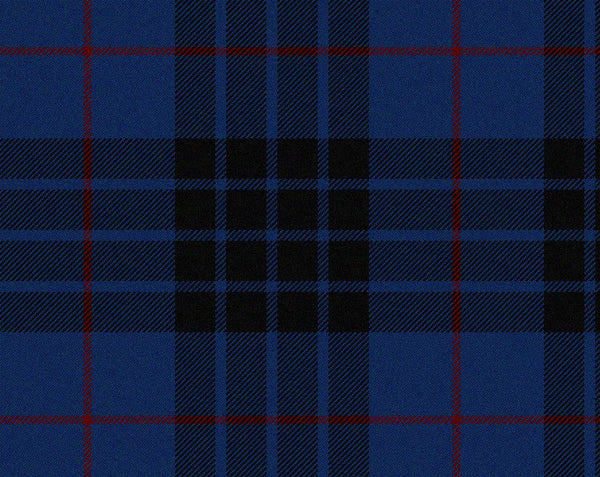 MacKay Blue Modern Tartan 11oz Cloth | Scottish Shop