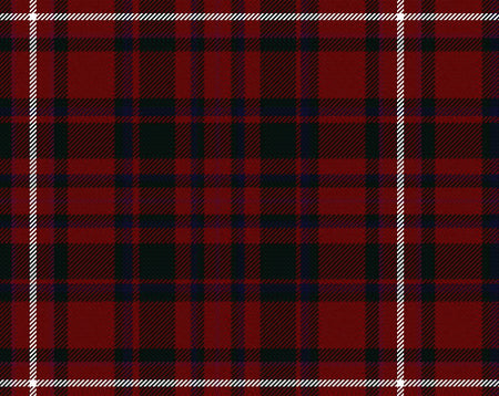 MacKinnon Red Modern Tartan 11oz Cloth | Scottish Shop