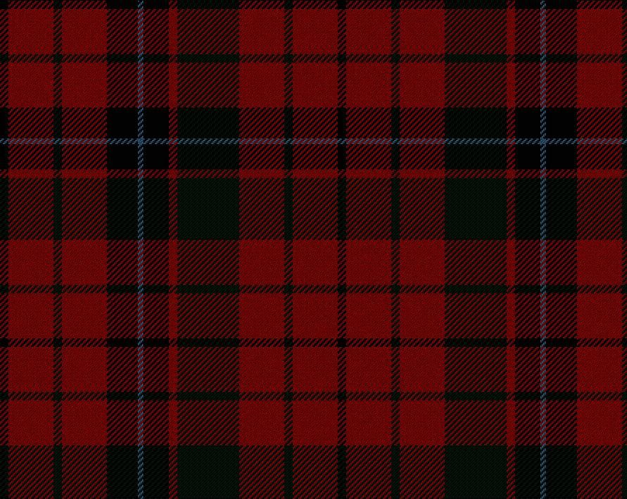 MacNicol Red Modern Tartan 11oz Cloth | Scottish Shop