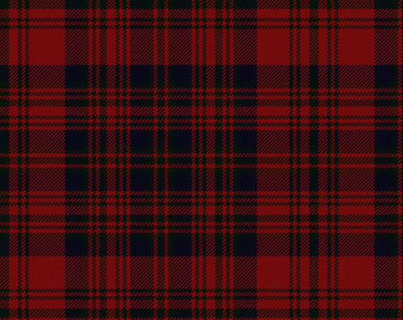 Matheson Red Modern Tartan 11oz Cloth | Scottish Shop