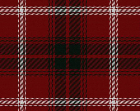 Rothesay Red Modern Tartan 11oz Cloth | Scottish Shop