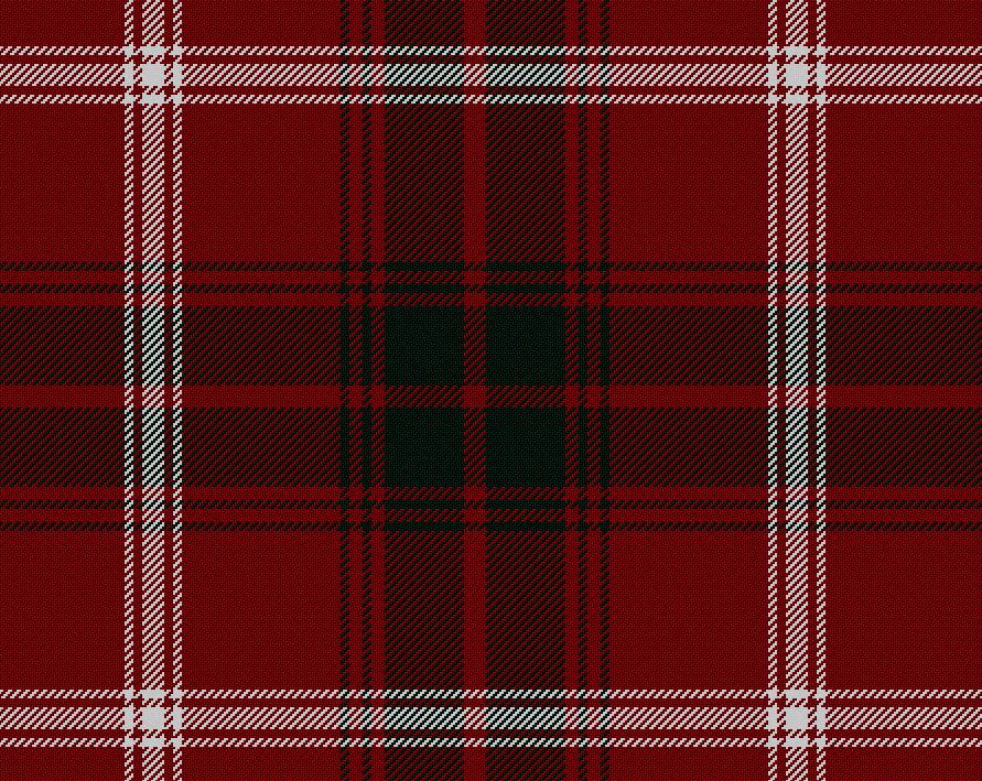 Rothesay Red Modern Tartan 11oz Cloth | Scottish Shop