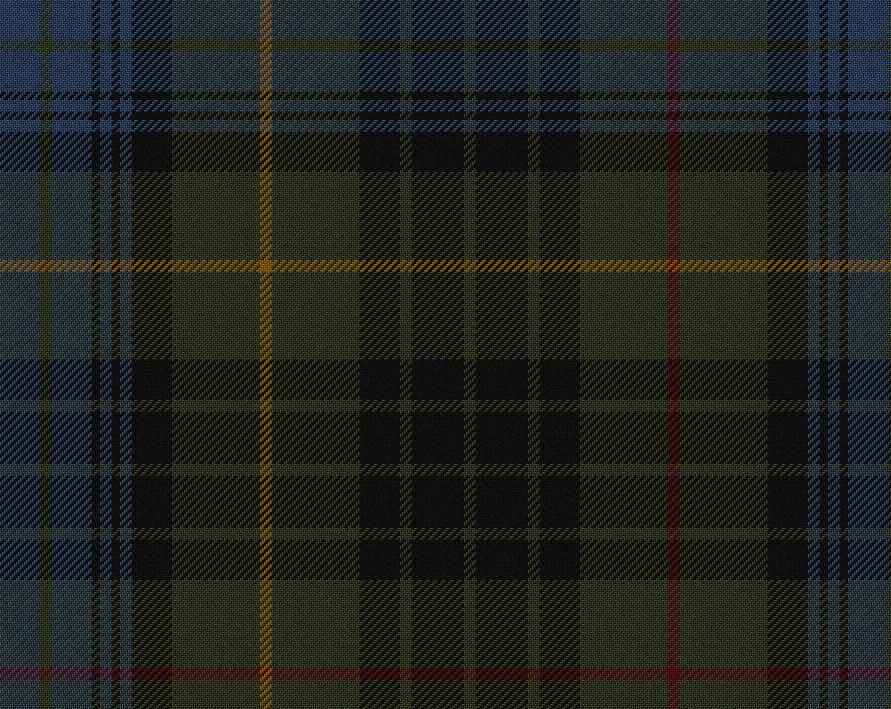 Stewart Muted Blue Tartan Plaid Sling Bag