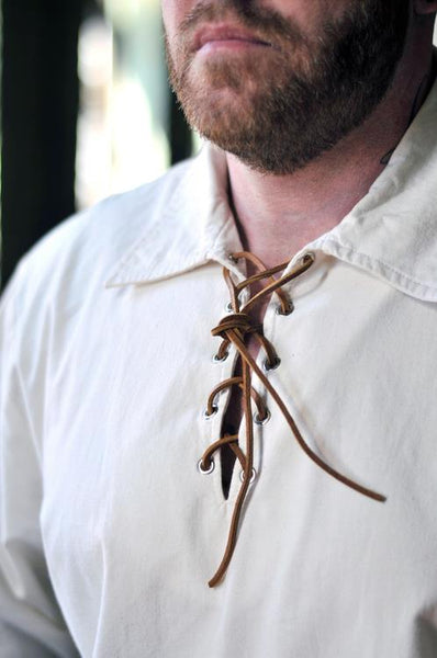 Made from 100% high quality cotton, this Peasant Shirt is a great addition for your kilt.