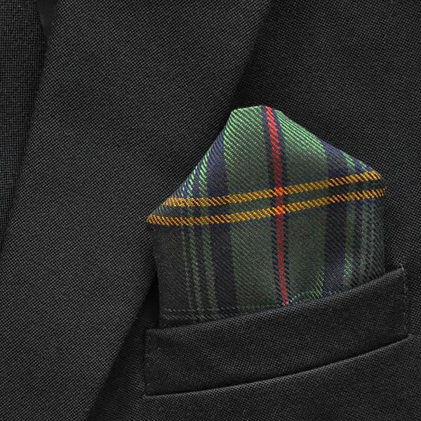 Perth County Tartan Pocket Square Handkerchief | Scottish Shop